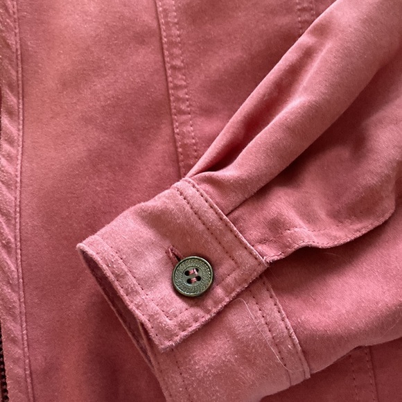 Coral color boomer jacket - Picture 4 of 5